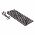 thumbnail image 1 of German Keyboard Russian English Keyboard Abs Keyboard 78 Key Mute Ultra Thin Wired Mini Usb Interface Desktop Computer Small Language Keyboard, 1 of 7