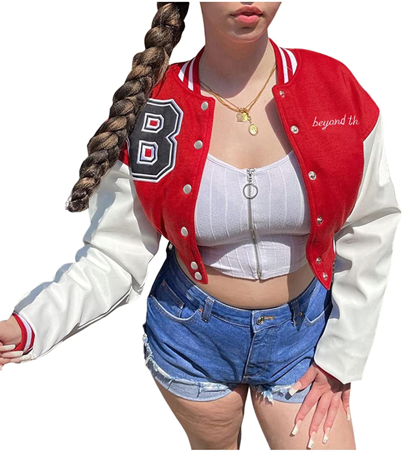 women's fashion baseball jackets