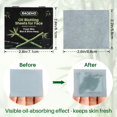 thumbnail image 3 of Hojas Absorbentes de Aceite RAQEHO con Carbón de Bambú 200 unidades, 3 of 7