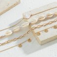 thumbnail image 6 of NICKSUN Boho Beach Layered Necklace, Seashell Starfish Imitation Pearl Stackable Multi Strand Choker Necklace, Vintage Ocean Vacation Women Neck Jewelry, 6 of 9