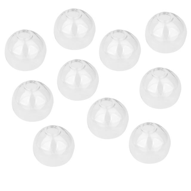 10pcs Mini Botella de Globo Cristal Colgante Collar Joyas Arte DIY