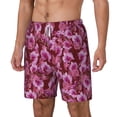 thumbnail image 2 of Uemuo Orchids Flowers Pattern Mens Swim Trunks Quick Dry Board Shorts with Mesh Lining, Stretch Beach Shorts Quick Dry No-Chafing Board Shorts-X-Large, 2 of 9