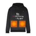 thumbnail image 5 of Turilly Womens 5 Heated Hoodie Usb Rechargeable Thermal Warm Sweatshirt Washable Hooded Sweatshirt For Men And Women, 5 of 6