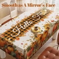 thumbnail image 4 of Fall Thanksgiving Rectangular Tablecloth x (xcm) Wipe Clean Pumpkin Table Cover for Family Gatherings Holiday Dinners Home Kitchen Decor, 4 of 7