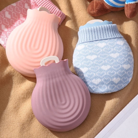 Water Injection Hot Water Bag Average Distribution Temperature Eco-friendly Convenient Mini Hot Water Bottle for Outdoor