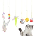 thumbnail image 2 of Simulation Caterpillar Cat Toy Cat Scratch Rope Mouse Funny Self-hey Interactive Toy Retractable Hanging Door Type Pet Supplies 5, 2 of 6