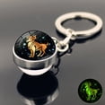 thumbnail image 3 of Key Chain Romantic Wide Application Horoscope Shiny Car Keys Women Keychain Backpack Decor, 3 of 8