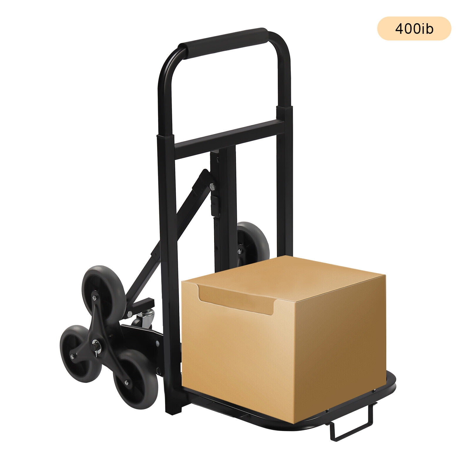 Heavy Duty Stair Climbing Cart Folding Hand Truck Dolly w/ Wheels 551lb Capacity