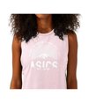 thumbnail image 3 of ASICS Womens Mountain Muscle Tank Top, Pink, X-Large, 3 of 3