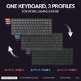 thumbnail image 3 of Teclado Mecánico Inalámbrico Keychron K2 HE con Diseño 75% y RGB, 3 of 9