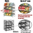 thumbnail image 3 of 2 Tier Stackable Can Rack, Silver, 2 Pack - Organize Cans & Jars, 3 of 8