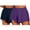 Purple1, variant on Jalioing 2 Pack Womens Lounge Shorts Lightweight Solid Color Elastic Waist Short Pants Loose Casual Summer Beach Shorts