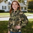 thumbnail image 3 of Uorisanigo Girls Half Zip Sweatshirt with Long Sleeve, Camo Hunting Forest Oversized Sweatshirts for Teen Girl, Fall Fashion Athletic Tops Pullover Jackets for Sports and Daily Wear, 3 of 7