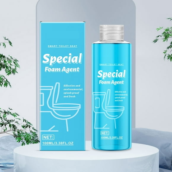 LutIedan Toilet Cleaner Toilet Bowl Cleaner Splash-Free Drain Cleaner Removes Odors Stains for A Fresh & Comfortable Bathroom Household Degreaser Eco Friendly Powerful Action