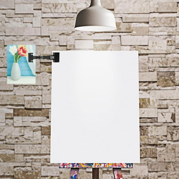 GETAJGHSD 2Pcs Photo Memo Holders for Office Workers 11.8x2.2x0.8in