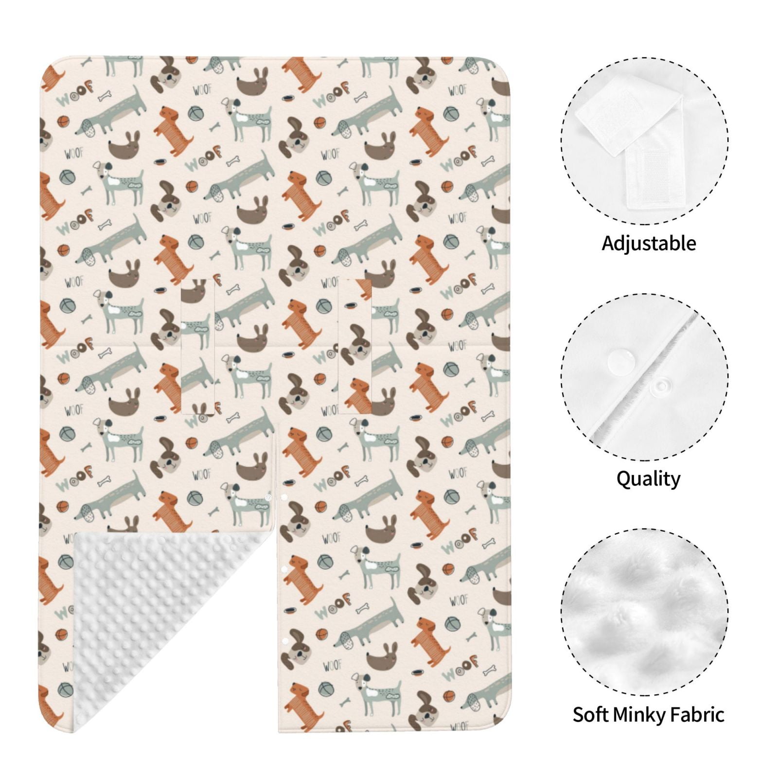 Car Seat Cover Baby - Dog ball bird woof Breathable Infant Car Seat Cover for Baby Carseat, Lightweight Comfort Baby Essentials Must Haves Newborn Stuff for Girl Boy