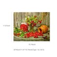 thumbnail image 4 of 12x16 pulgadas DIY pintura al óleo sobre lienzo pintura por número Kit flor patrón de fruta para adu Abanopi Tipo 3, 4 of 7