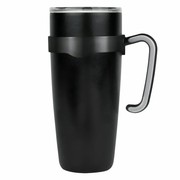 ACDANC Thermal Mug Handle Anti-slip Adjustable Tumbler Handle Compatible for 20oz (Black)