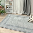 thumbnail image 2 of Alfa Rich 4x6 Light Gray Area Rugs for Living Room Bedroom Decor Cotton Washable Pet Friendly, 2 of 5
