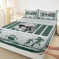 thumbnail image 3 of Homewish New York City Twin Sheet Sets,Ball Sport Sport Twin Fitted Sheet,Gray Rugby Helmet 03 For Boys,Super Cozy Room Decor,3-Piece, 3 of 7