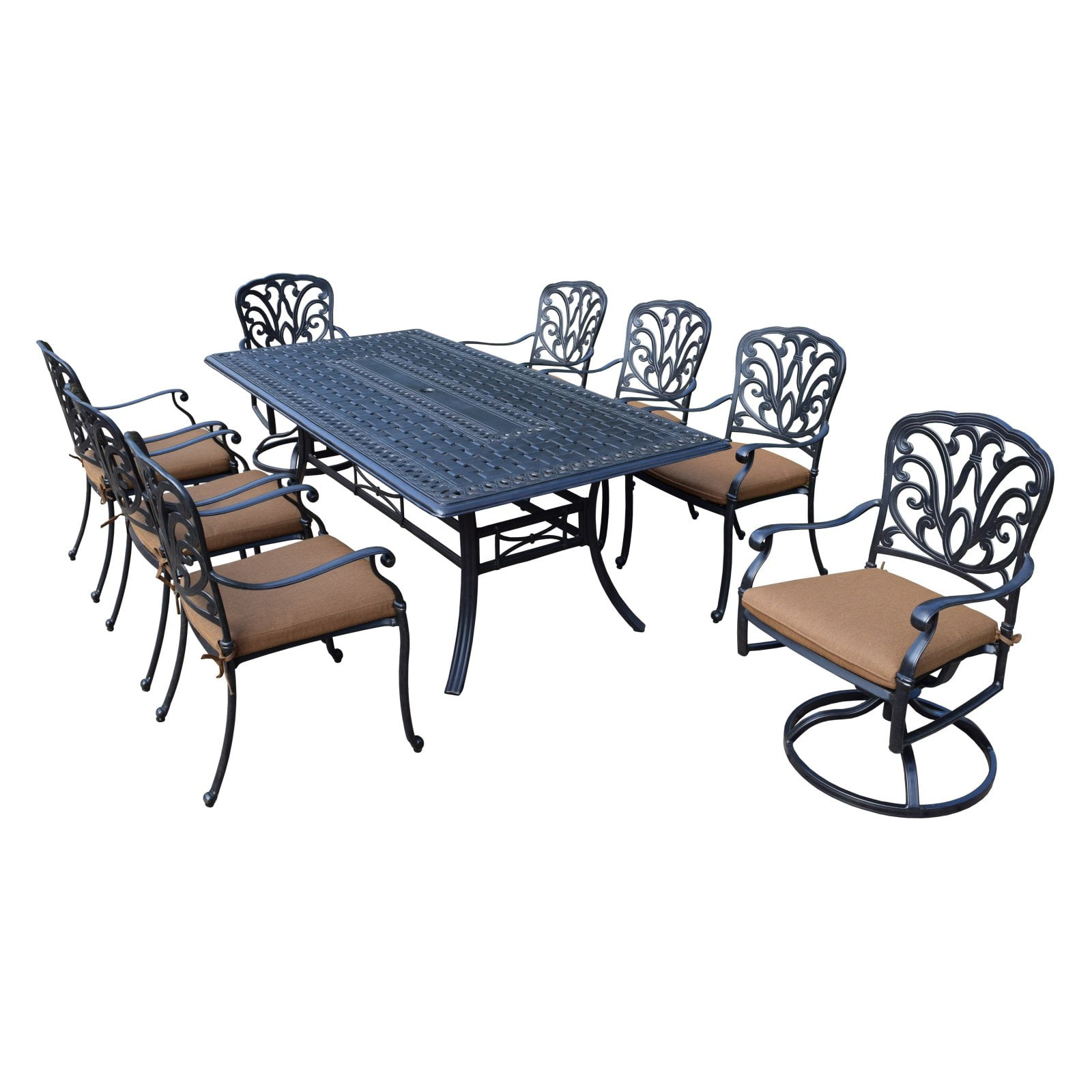 9Pc Outdoor Dining Table Set