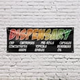 thumbnail image 5 of Dispensary CBD Pre Rolls Edibles Banner Sign 18 Inch x 48 Inch | 13 oz Vinyl with Metal Grommets | Heavy-Duty Single-Sided Outdoor Durable Printed High-Quality Weatherproof | Made in, 5 of 6
