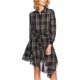thumbnail image 1 of 1.STATE Vestido camisero con lazo en la cintura para mujer, negro, extra pequeÃ±o 1.STATE Camisa de vestir, 1 of 1