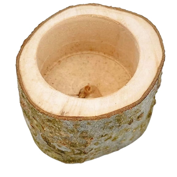 PTOOTP Multi-Color Wood Pet Feeding Bowl for Hamster Guinea Pig Squirrel Use