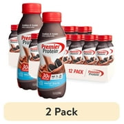 (2 pack) Premier Protein Shake, Cookies and Cream, 30g Protein, 11.5 Fl Oz, 12 Ct