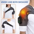 thumbnail image 4 of Heating Shoulder Wrap Wireless Heated Pad Massager Heating Shoulder Wrap Massager Heating Shoulder Wrap Wireless Heated Pad With 3 Vibration Temperature Settings Adjustable Brace, 4 of 8