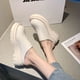thumbnail image 5 of Trifle suela gruesa Baotou moda medias pantuflas mujer punta redonda Casual Shose Wmkox8yii hj789, 5 of 5