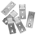 thumbnail image 2 of 6pcs Curtain Tops Installation Single Code Stainless Steel Curtain Track Mounting Hidden Tops Install Repair Fittings Silver, 2 of 8