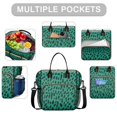 thumbnail image 2 of Green and Black Of Leopard Print Womens Lunch Box for Work,Insulated Large Lunch Bag for Tween and Teen,Loncheras Para Mujer,Leakproof Adult Lunch Bag for Work,Beach,Travel,Picnic,Camping, 2 of 7