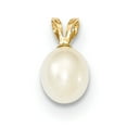 thumbnail image 1 of Pendentif Perle de Riz Cultivée en Or Jaune 14K 6-7mm, 1 of 2