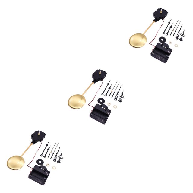 Naiovety Clock Movement Set Solid Crafts Pendulum Household Replacing Parts Kit Repairing Classic Home Decorations Box Replacement Type1 NO1
