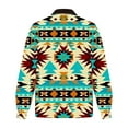thumbnail image 2 of BiZtdJrK Aztec Western Jackets for Men Casual Zipper Long Sleeve Winter Warm Jacket Coats Vintage Print Soft Comfy Jackets Coat Sales For Today On Walmart Mint Green XXL, 2 of 5
