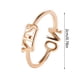 thumbnail image 2 of Anillos para mujer, regalos para mujer, moda para mujer, diamante, sí, no, letra inglesa, abierto, anillo para mujer, 2 of 2