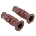 thumbnail image 1 of S SERENABLE Motorcycle Hand Grips 25/28mm Handle Bar for 883 1200 CB400 - Brown, 1 of 9