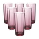 thumbnail image 1 of Set de 6 Vasos Transparentes Rosa 320 ml, 1 of 2