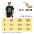 thumbnail image 6 of Clover Men's T-Shirt Cotton 100% Summer Tops Fashion Casual Clover Short Sleeves for Men Women Round Collar Top Tees, 6 of 6