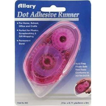 (Ship From USA) Bulk Buy: Allary Imports Permanent Dot Adhesive Runner .31' X 8.71yds (6-Pack) / Dimensions: 0 in. H x 0 in. W x 0 in. D,Weight: 0 ounces,Made in (Best Way To Ship From China To Usa)