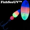 thumbnail image 2 of Panther Martin PMUV_2_COP FishSeeUV Fishing Spinner Lure - Chartreuse/Orange/Purple - 2 (1/16 oz), 2 of 6