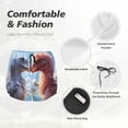 thumbnail image 6 of Lsque Red And White Bird Couple Printed Women's Running Shorts with Liner Pockets,Elastic Quick Dry Workout Athletic Gym Yoga Shorts,Womens High Waist Shorts-XX-Large, 6 of 9