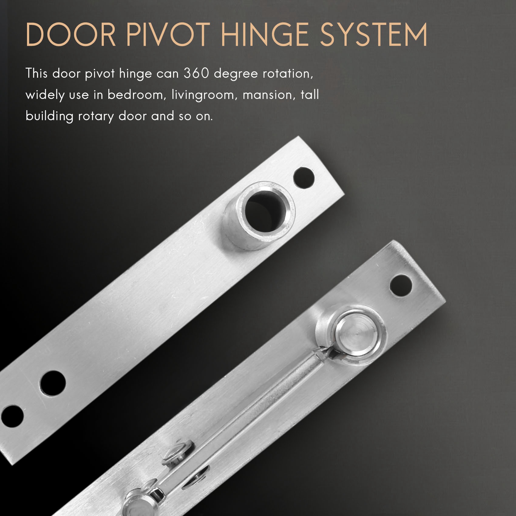 Stainless Steel Pivot Door Hinge Heavy Duty Pivot Hinge for Wood Doors ...