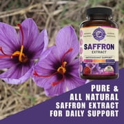 Saffron Extract Supplement, 100% Pure, 30 Day Supply