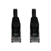 Eaton Tripp Lite Series Cat6a 10G Snagless Molded UTP Ethernet Cable RJ45 M/M PoE Black 15 ft. 4.6 m