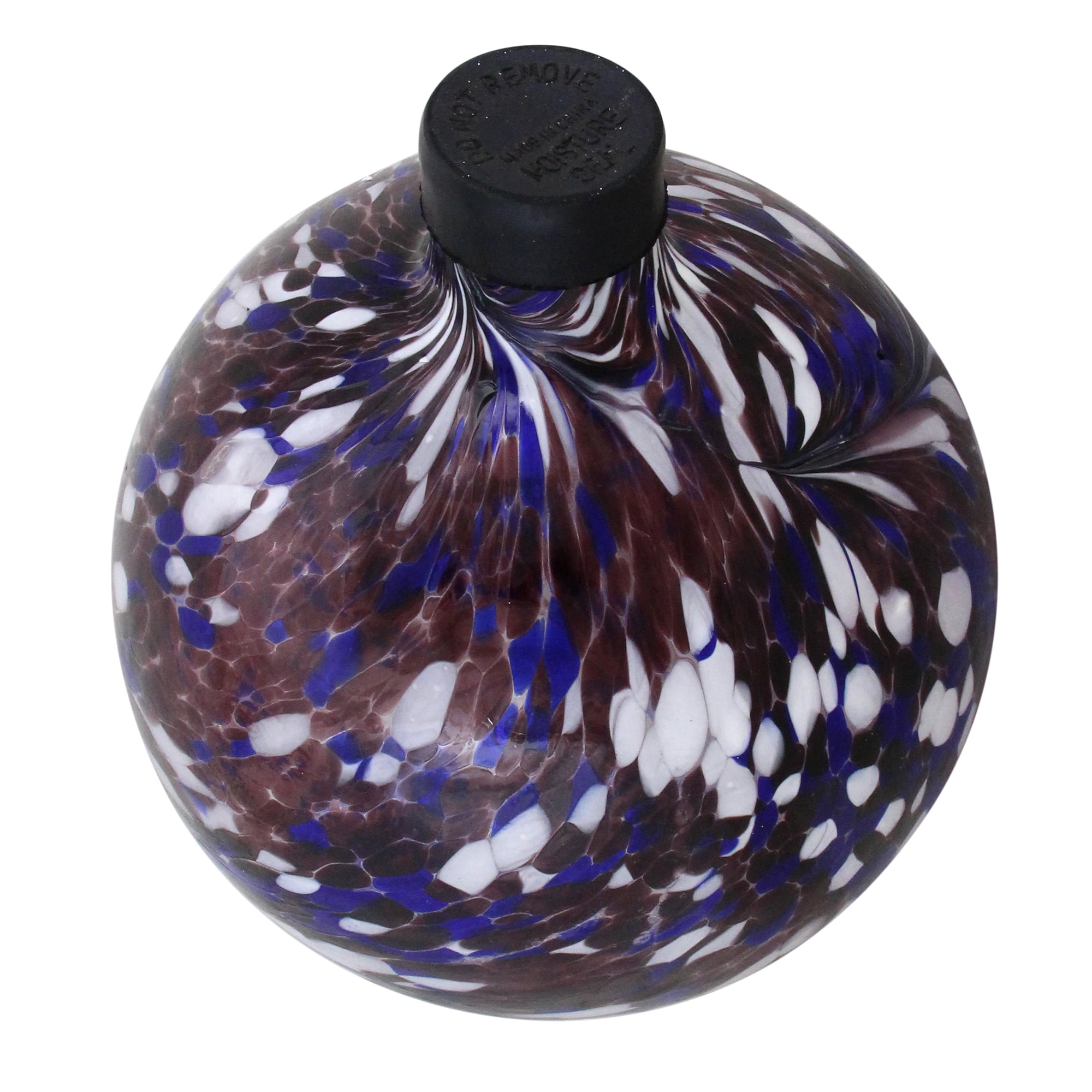 10" Purple, White and Blue Swirl Designed Outdoor Patio Garden Gazing