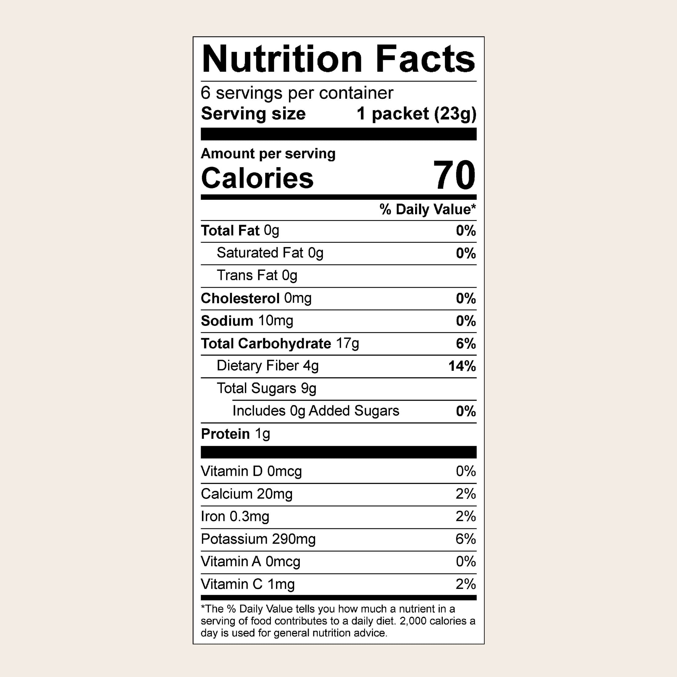 Kencko Banana Caramel Organic Instant Iced Latte, Powdered Drink Mix, .79 oz, 6 Pack