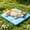 Light Blue#692, variant on Pet Ice Pad Dog Mat, Waterproof Polyester Sleeping Pad, Non-Slip Breathable All Season Pet Bed Mat for Indoor Beds, Balconies and Living Spaces, Light Blue/Green
