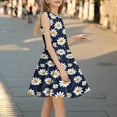 thumbnail image 6 of Xdegoge Little Girls Dresses Size 6 My Orders Clearance Dresses Summer Dresses Tween Ruffle Short Sleeve Girls Dresses 10-12 Summer Clothes Vestido De Fiesta Para NiñA, 6 of 6
